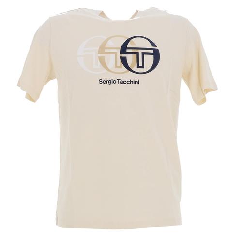 Tee Shirt Manches Courtes Sergio Tacchini Triade Co T-Shirt Beige
