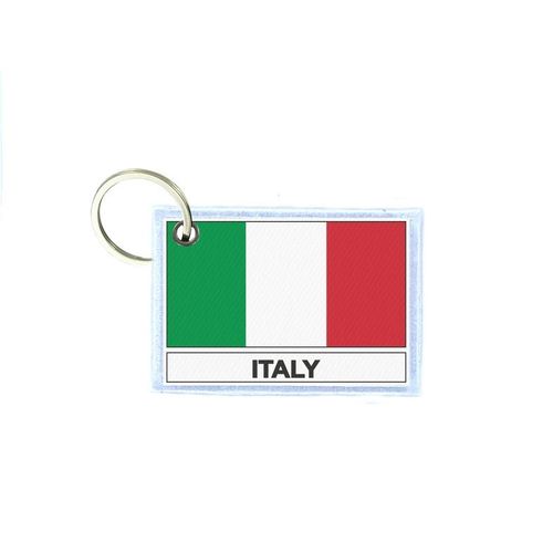 Porte Cles Cle Clefs Imprime Double Face Drapeau I Italie