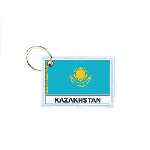 Porte Cles Cle Clefs Imprime Double Face Drapeau Kz Kazakhstan