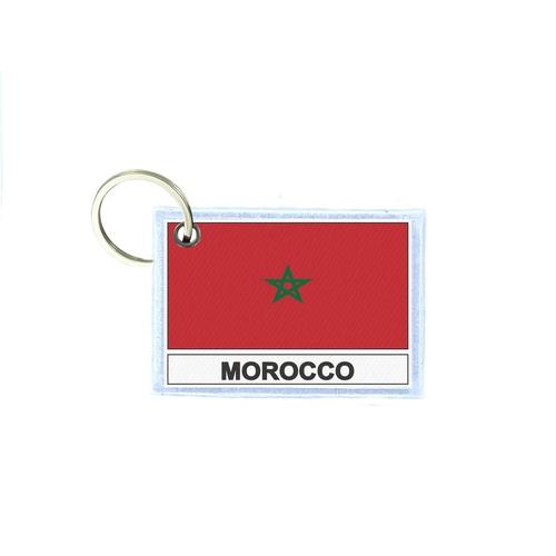 Porte Cles Cle Clefs Imprime Double Face Drapeau Ma Maroc