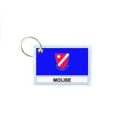 Porte Cles Cle Clefs Imprime Double Face Drapeau Italie Molise