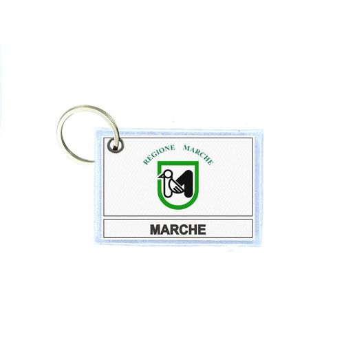 Porte Cles Cle Clefs Imprime Double Face Drapeau Italie Marches