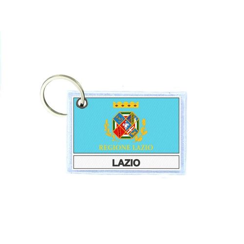 Porte Cles Cle Clefs Imprime Double Face Drapeau Italie Latium