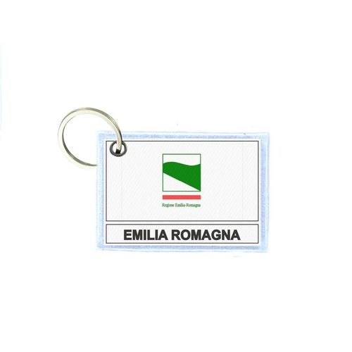 Porte Cles Cle Clefs Imprime Double Face Drapeau Italie Emilie Romagne