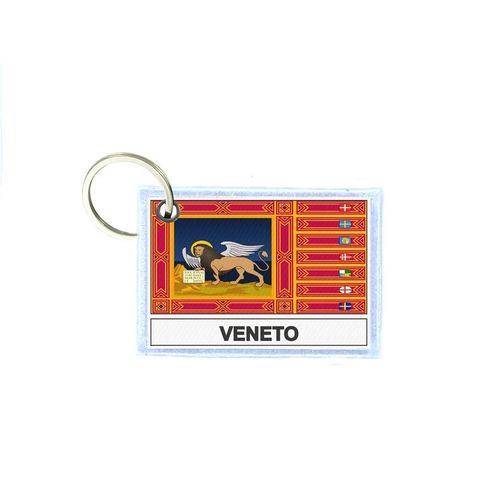 Porte Cles Cle Clefs Imprime Double Face Drapeau Italie Venetie