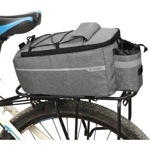 A Sac Seat Vélo Arrière Faire Du Vélo Support De Rangement Du Coffre Sac Pochette Isotherme Sac Vélo Vtt Sac À Main Pannier Noir