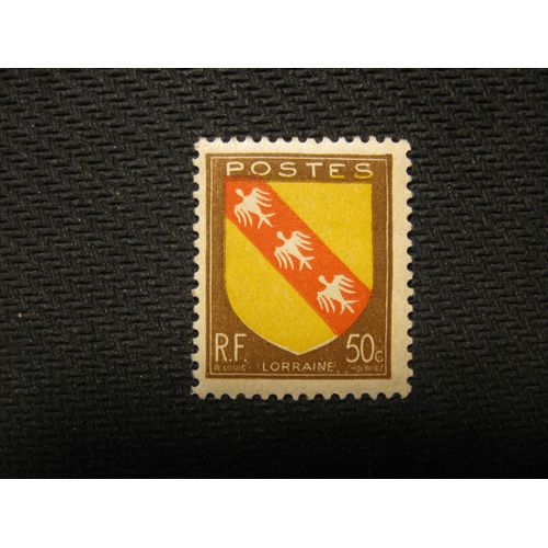 Timbre "Armoiries De La Lorraine" 1946 - Yt N° 757