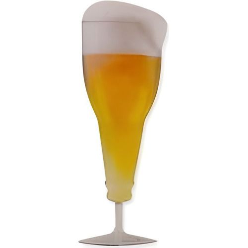 Verre À Bière Forme Bouteille Renversée