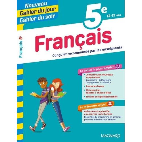 Cahier Du Jour/Cahier Du Soir Français 5e + Mémento