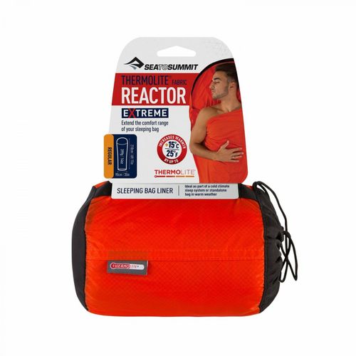 Sea To Summit Reactor Extreme Adulte Sac À Viande Fibre Noir