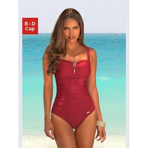 Maillot De Bain Style Féminin - - Rouge