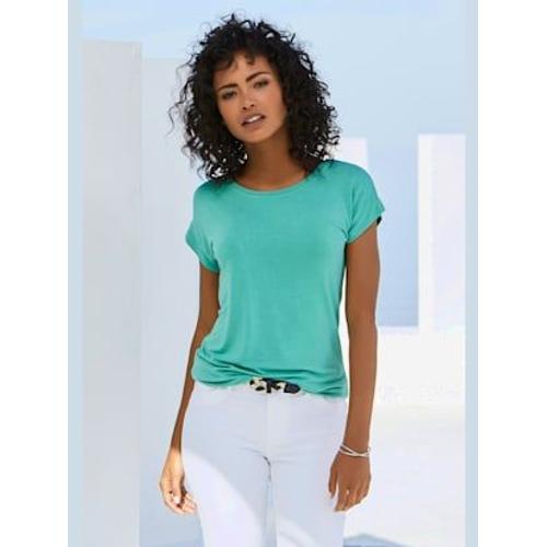 Lot De 2 T-Shirts Vivance Aux Superbes Coloris - - Menthe, Crème