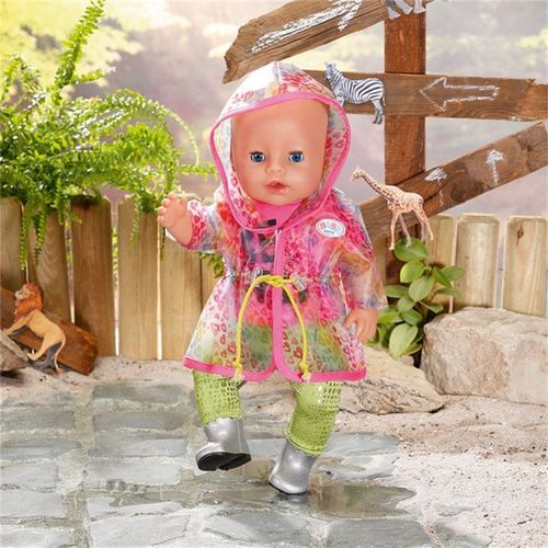 Baby Born Ensemble De Pluie Arc-En-Ciel Luxueux Et Branché Pour Poupée De 43 Cm