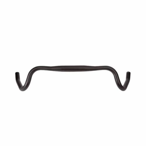 Cintre route ergotec gravel alu noir diam 31.8mm l 480-620 mm (homologue niveau 5)