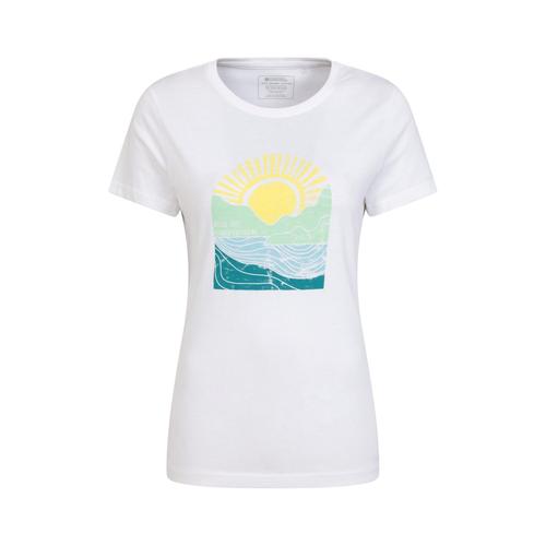 Mountain Warehouse - T-Shirt Never Lost - Femme - Blanc - 8 Uk