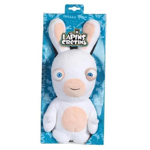 Lapins Cretins Peluche 28 Cm Bouche Fermee Sonore Gipsy