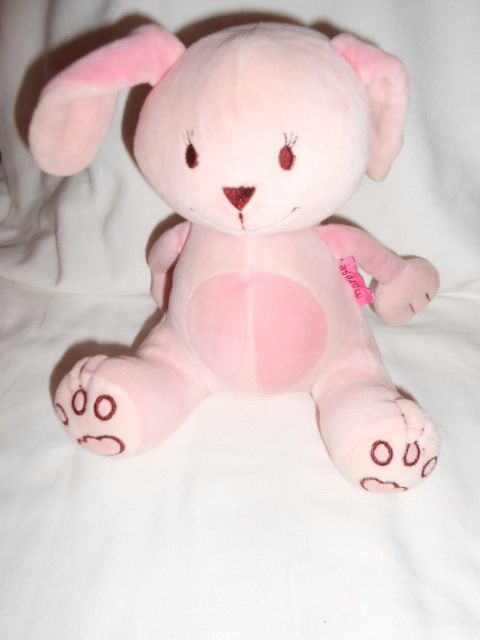 Peluche LAPIN Rose PLAYBOY 23 cm