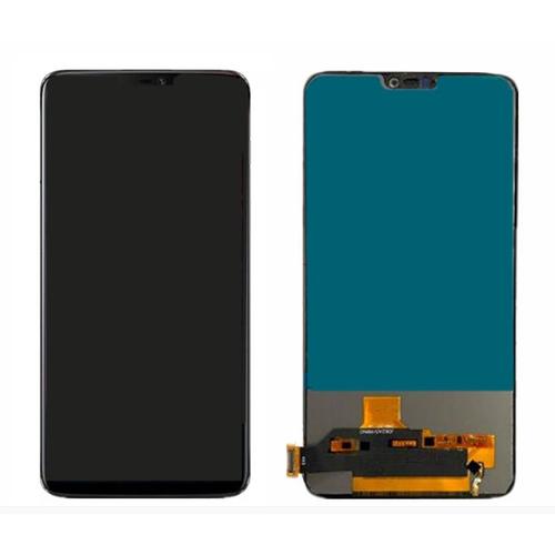 Tft Lcd Ercan + Vitre Tactile Assemblé Noir Pour Oneplus 6 + Kit Outils