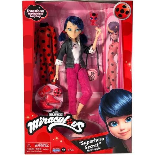 Poupée Ladybug  26 Cm Et Ses 2 Tenues Miraculous