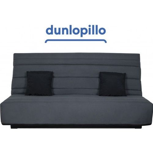 Canapé Lit Caly Cc 130 Mousse 28 Kg Couette Grise