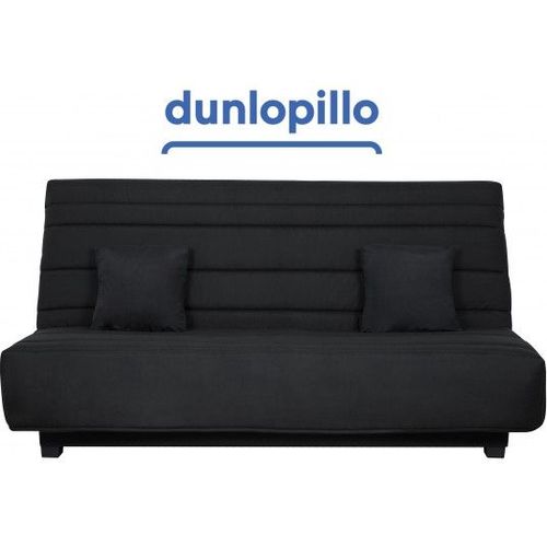 Canapé Lit Caly Cc 130 Mousse 28 Kg Couette Noire