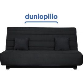 Canapé Lit Caly Cc 130 Mousse 28 Kg Couette Noire