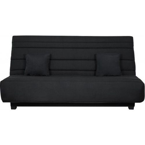 Canapé Lit Axel Cc 130 Mousse 35 Kg Couette Noire