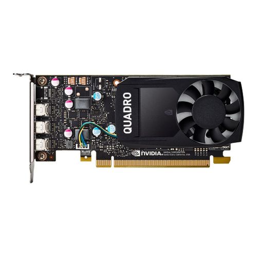 NVIDIA Quadro P400 - Carte graphique - Quadro P400 - 2 Go GDDR5 - PCIe 3.0 x16 profil bas - 3 x Mini DisplayPort - Adaptateurs inclus