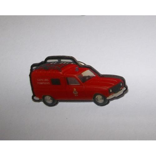 Pin's Renault 4 Fourgonnette Des Pompiers