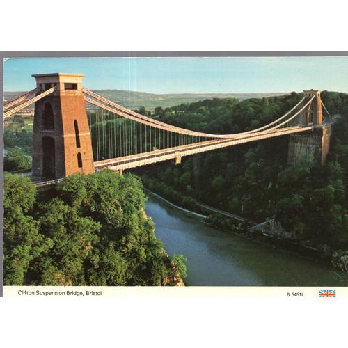 Carte Postale De Bristol (Royaume Uni) Clifton Suspension Bridge