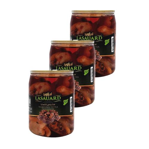 Lot 3x Makdous Extra, Aubergine Farcie - Pot 800g