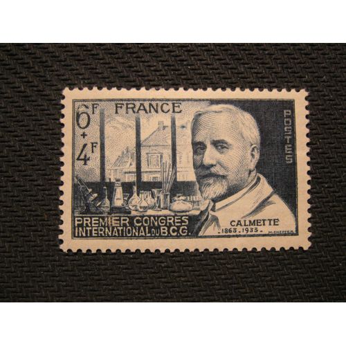 Timbre "1er Congrès International Du Bcg - Calmette 1863-1933" 1947/48 - Y&t N° 814