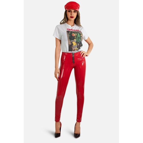 Legging En Vinyle Taille : Femme Marron M