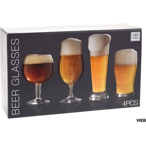 Set De 4 Verres Pour La Dégustation De Bière