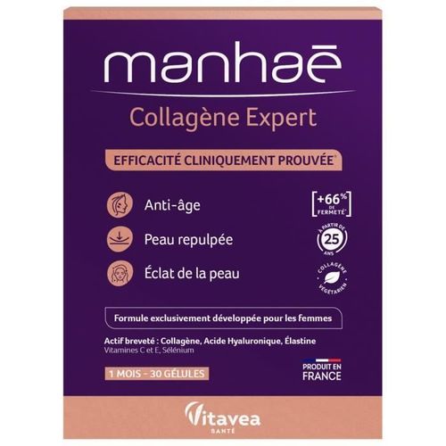 Vitavea Manhaé Collagène Expert - 30 Gélules - 1 Mois 