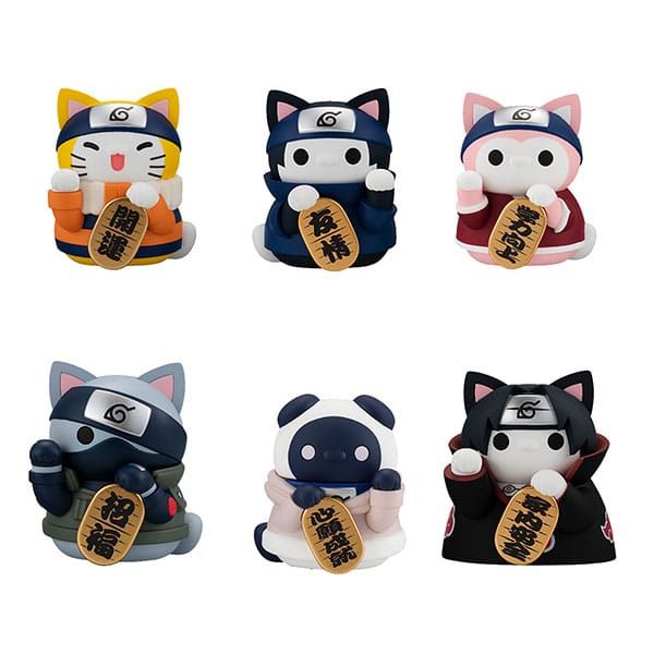 Naruto-Nyaruto! Mega Cat Project Assortiment Trading Figures 3 Cm Nya