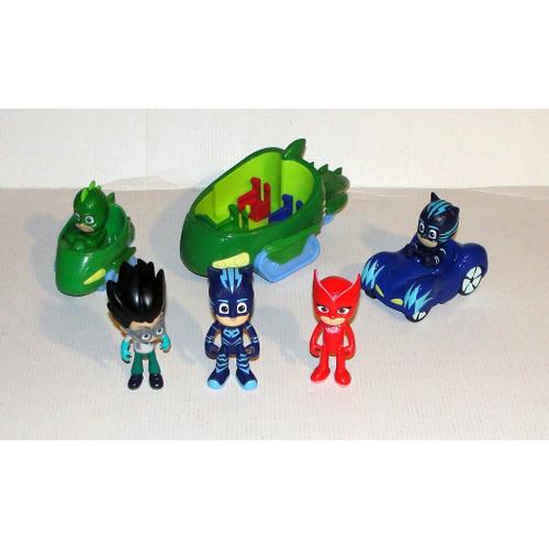 Voiture Pj Masks Just Play Lot 3 Vehicules Dont 3 Figurines Articules Pyjamasques