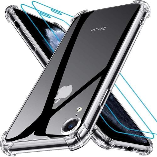 Coque Silicone Angles Renforces + 2 Vitres Protection Ecran Pour Apple Iphone X / Xs Little Boutik®