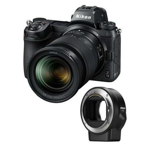 Nikon Z7 II + Nikkor Z 24-70mm f/4,0 S + adaptateur monture FTZ