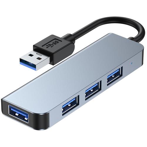 Adaptateur USB 4 en 1 pour MacBook Air/Pro Mac mini, Hub Dock Station d'accueil USB vers 1*USB 3.0 et 3*USB 2.0 - BOOLING