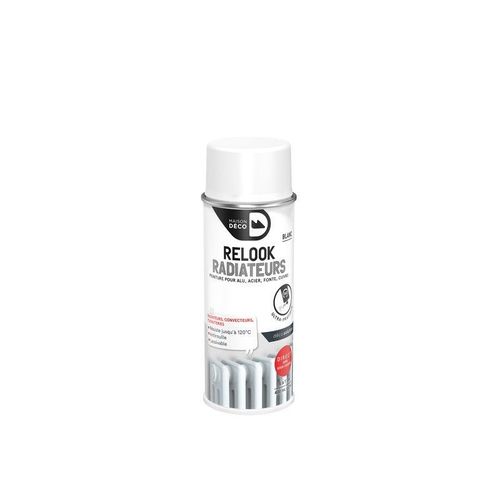 Peinture aérosol relook radiateurs blanc satin 400 ml