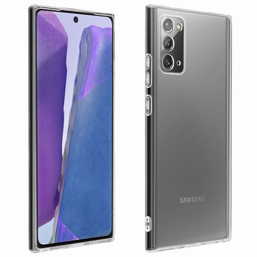 Coque Samsung Galaxy Note 20 Silicone Flexible Ultra-Fine Et Légère Transparent