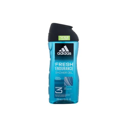 Adidas - Fresh Endurance Shower Gel 3-In-1 New Cleaner Formula - For Men, 250 Ml