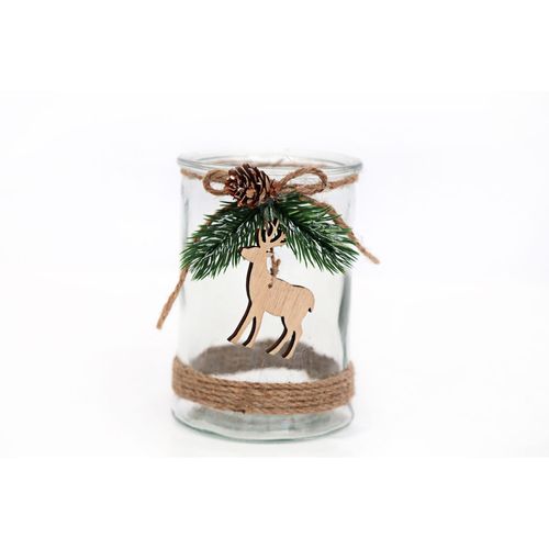 Lumignon de Noël en verre Forest Natural - Vert