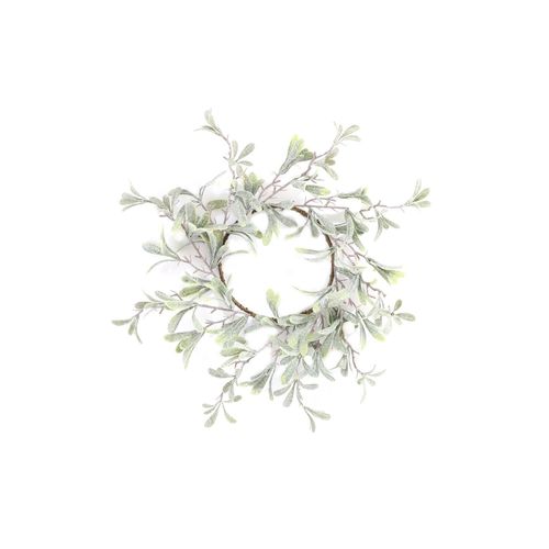 Centre de table pour bougie Noël Mistletoe - Vert