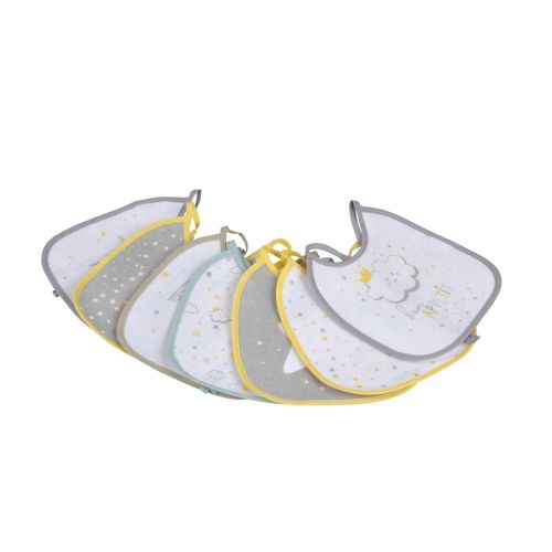 Lot De 7 Bavoirs Avec Lacet