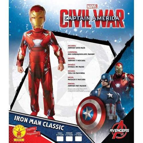 Costume "Iron Man Classic" - S - Anni 3/4 - Cm 90/104