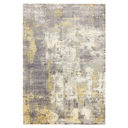 Tapis De Salon Moderne Fait Main Bygat 160x230 Cm Or - Novatrend
