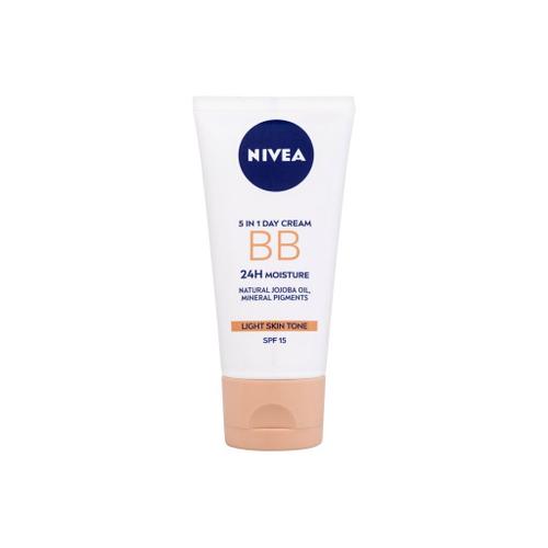 Nivea - Bb Cream 5in1 Day Cream Light Spf15 - For Women, 50 Ml 