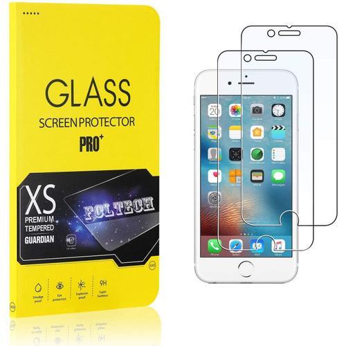 Verre Trempé Pour Iphone 8 Plus/Iphone 7 Plus, Hd Verre Trempe Écran Protecteur Vitre Protection Ecran Compatible Avec Iphone 8 Plus/Iphone 7 Plus, 2 Pièces